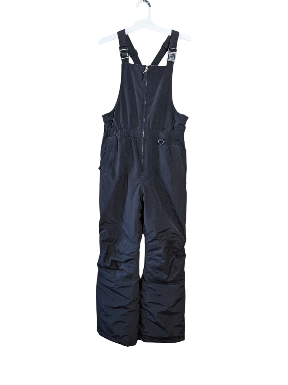 Like New Lands' End Unisex Black Insulated Squall Snow Bib Size 16